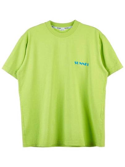 Logo Short Sleeve T-Shirt Light Green - SUNNEI - BALAAN 2