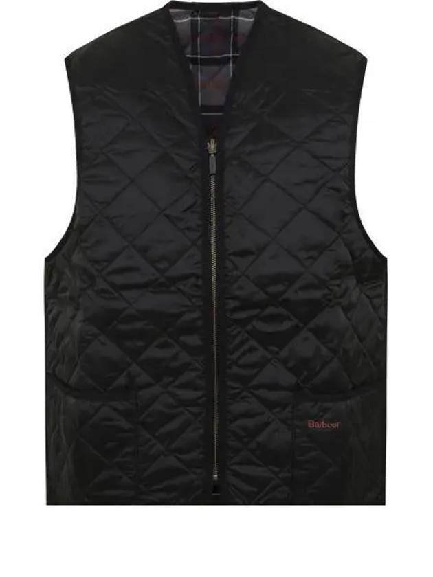 Quilted Waistcoat Zip In Liner Vest Black - BARBOUR - BALAAN 2