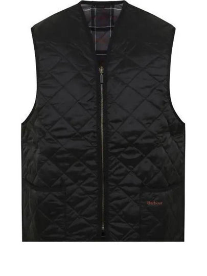 Quilted Waistcoat Zip In Liner Vest Black - BARBOUR - BALAAN 2