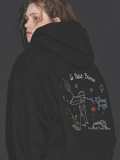 Le Petit Prince embroidered hoodie black - CPGN STUDIO - BALAAN 2