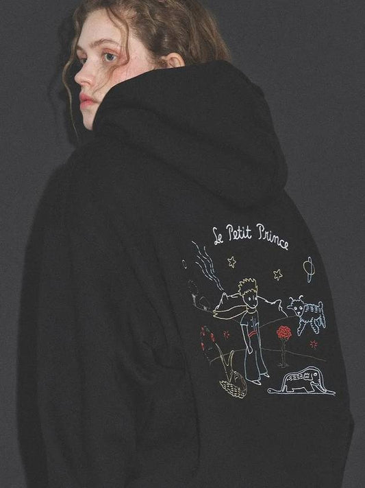 Le Petit Prince embroidered hoodie black - CPGN STUDIO - BALAAN 2