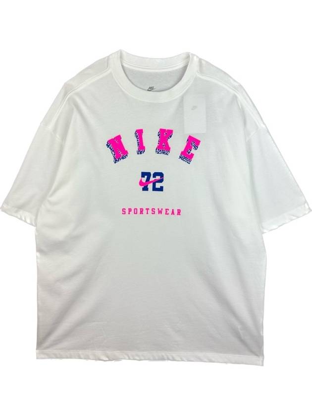 Sportswear Oversized Fit Short Sleeve T-shirt White - NIKE - BALAAN 1