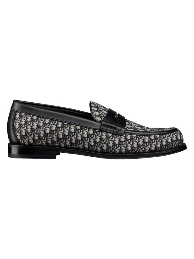 Essentials Granville Oblique Jacquard Loafer Black - DIOR - BALAAN 1