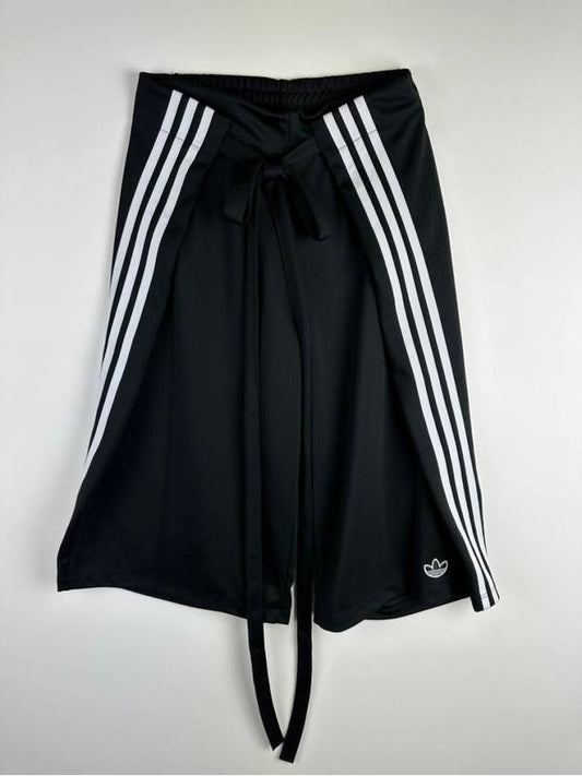 Long Wrap Around Belt Shorts Black - ADIDAS - BALAAN 2