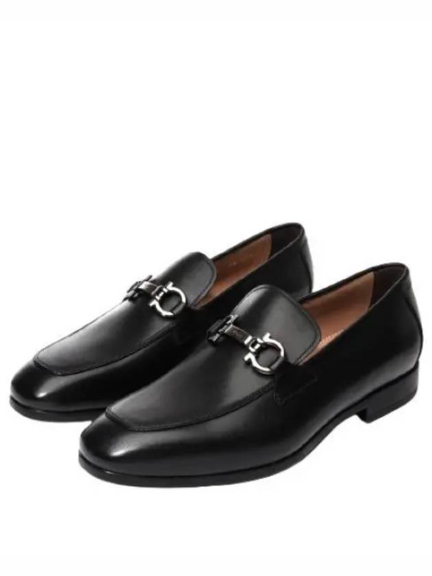 Men's Gancini Loafers Black - SALVATORE FERRAGAMO - BALAAN 2