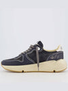 Running Sole Leather Low Top Sneakers Navy - GOLDEN GOOSE - BALAAN 3