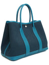 Garden Party 30 Tote Bag Blue - HERMES - BALAAN 4