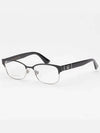 Eyewear Rectangle Metal Eyeglasses Black - GUCCI - BALAAN 3