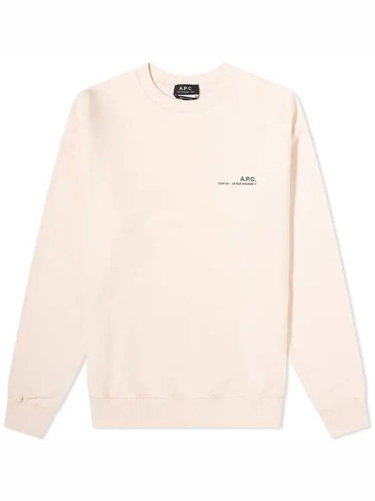 Men's Item Logo Sweatshirt Pale Rose - A.P.C. - BALAAN 1