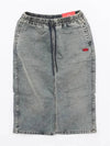 De-Oren-Jogg Denim H-Line Skirt Grey - DIESEL - BALAAN 3