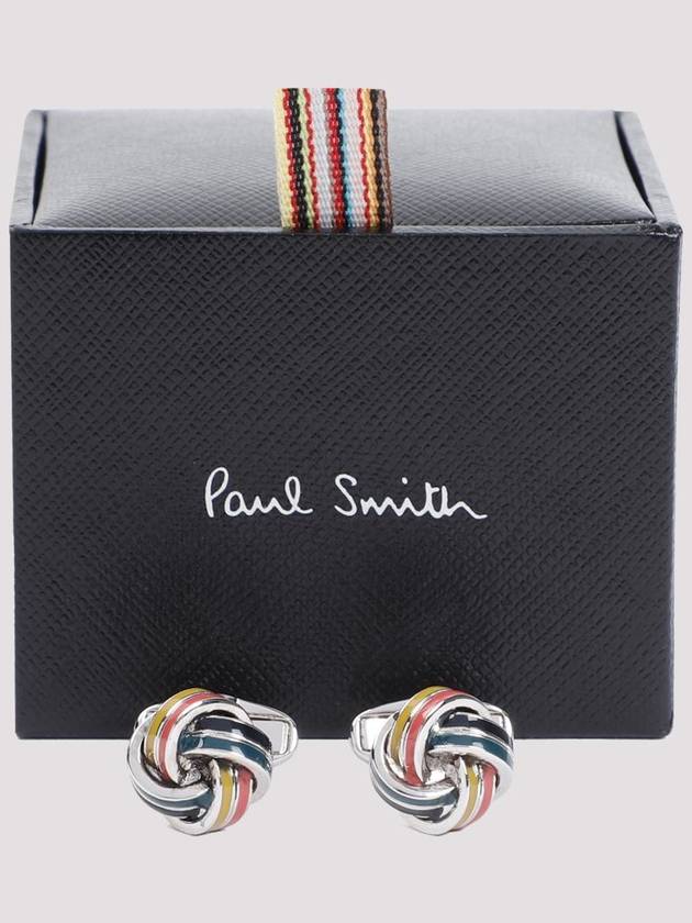 24FW Paul Smith Cuff Link Tie Holder M1ACUFF NKNOT 96 ARTIST STRIPE - PAUL SMITH - BALAAN 4