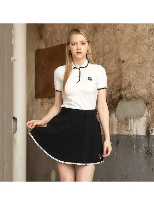 Golf Tennis Mini Flare Skirt Black - AVAVE - BALAAN 1