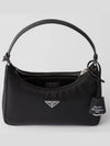 Re-Edition 2005 Silver Logo Re-Nylon Saffiano Mini Bag Black - PRADA - BALAAN 5