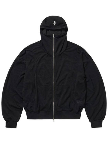 GRZ TYPE ST ZIP UP HOODIE BLACK - LIBERE - BALAAN 1