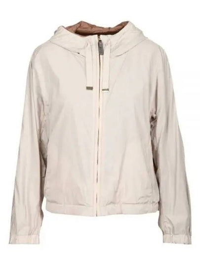 Water Repellent Reversible Hooded Jacket Beige - MAX MARA - BALAAN 2