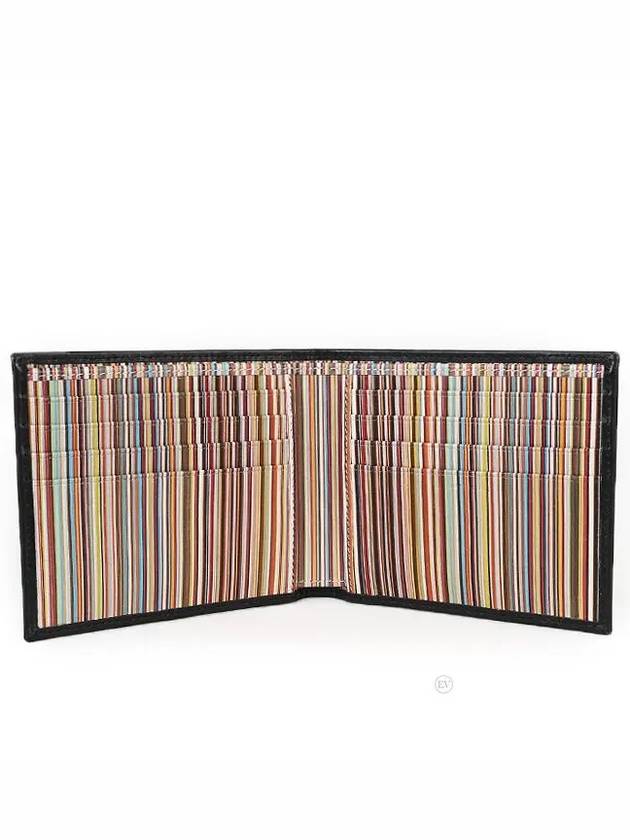 Multistripe black half wallet APXA 4832 W761 - PAUL SMITH - BALAAN 5