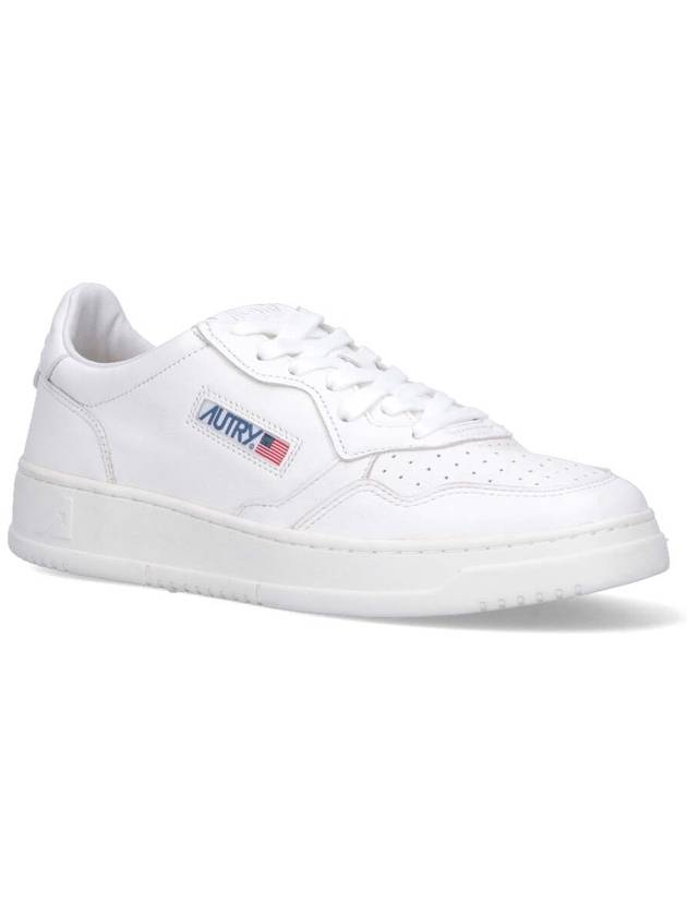 Medalist Logo Patch Low Top Sneakers White - AUTRY - BALAAN 3