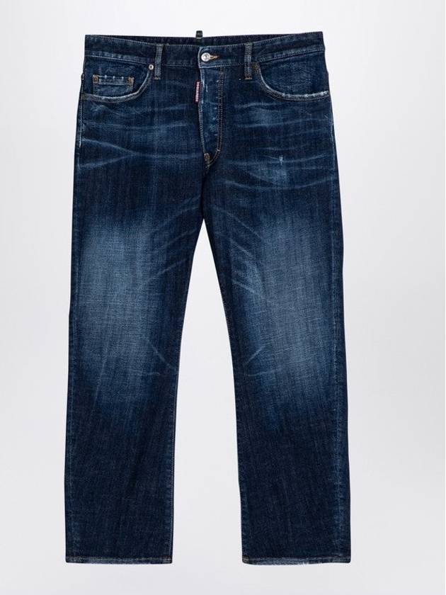 Mid Rise Straight Jeans Navy - DSQUARED2 - BALAAN 2