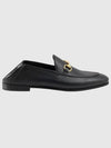 Leather Horsebit Loafers Black - GUCCI - BALAAN 2