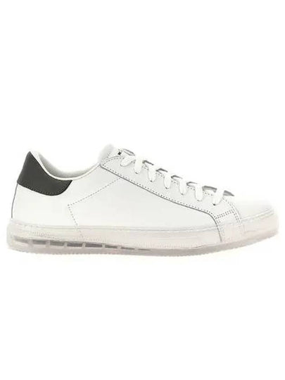 Ussa088 Leather  Low Top Sneakers Grey - KITON - BALAAN 2