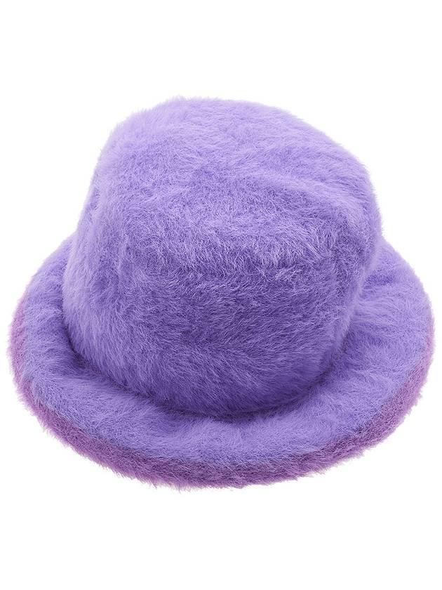 Le Bob Neve Fluffy Bucket Hat Purple - JACQUEMUS - BALAAN 9