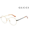 Glasses Frame GG0581O 005 Round Metal Men Women - GUCCI - BALAAN 1