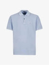 Logo Patch Short Sleeve Polo Shirt Cosmic Sky - CP COMPANY - BALAAN 3