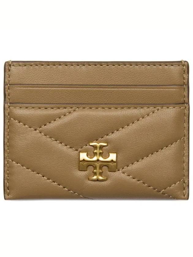 Kira Chevron Logo Card Wallet Sand Piper - TORY BURCH - BALAAN 2