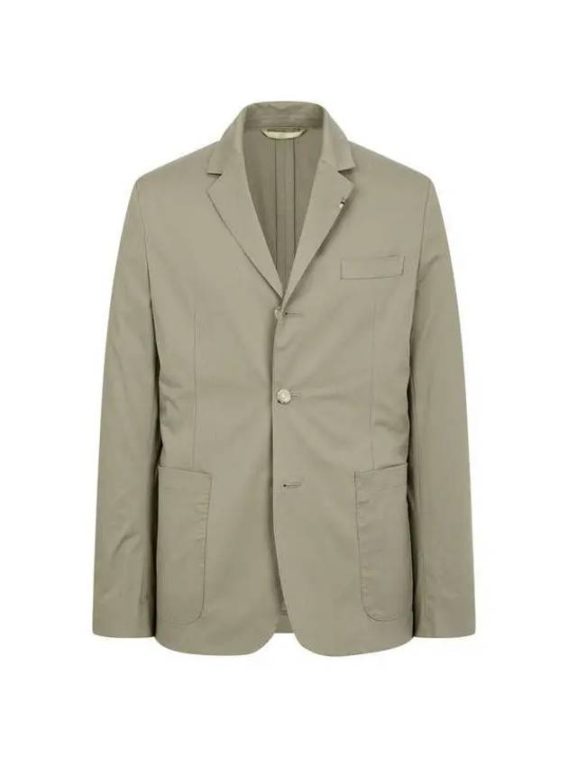 Regular fit cotton single jacket khaki - PAUL SMITH - BALAAN 1