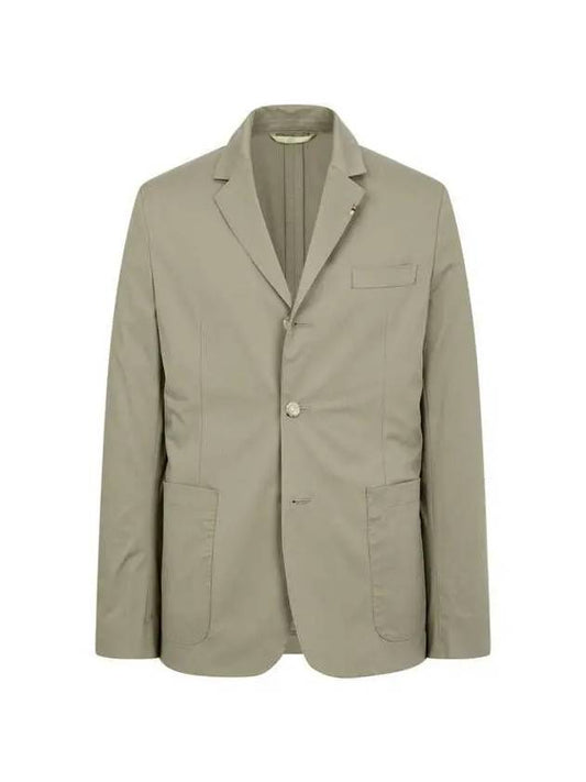 Regular fit cotton single jacket khaki - PAUL SMITH - BALAAN 1