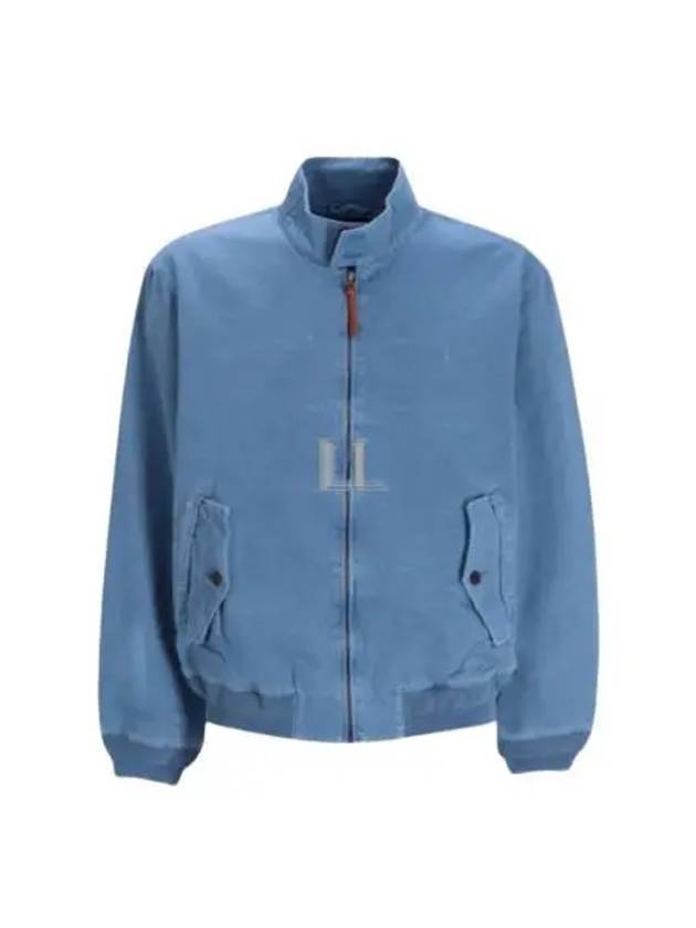 Stand Up Collar Bomber Jacket Vessel Blue - POLO RALPH LAUREN - BALAAN 2