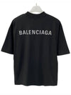 medium fit silver logo short sleeve tshirt 764235 TQVN1 - BALENCIAGA - BALAAN 5