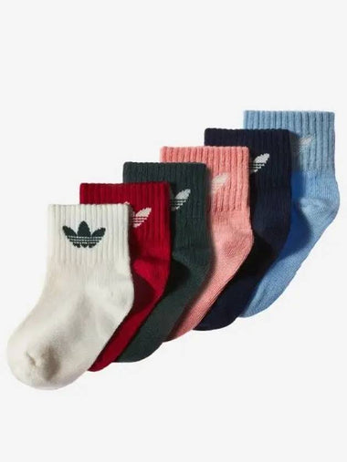 Ankle Socks 6PP CLEARSKYNINDIGSEPI - ADIDAS - BALAAN 1