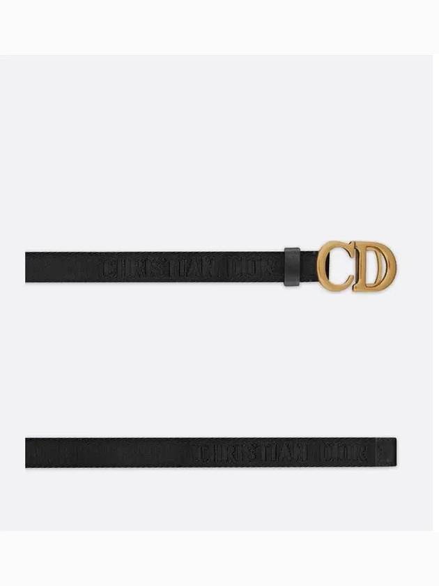 Saddle 20mm Jacquard Belt Black Antique Gold - DIOR - BALAAN.