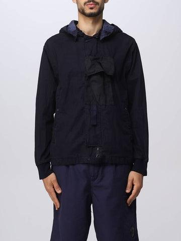 Men's Detachable Goggle Hooded Jacket Black - CP COMPANY - BALAAN 1