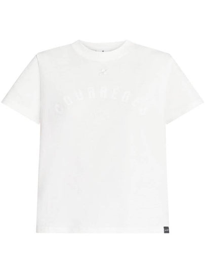 Cotton Short Sleeve T-Shirt White - COURREGES - BALAAN 2