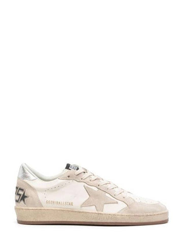 Ball Star Low Top Sneakers Grey White - GOLDEN GOOSE - BALAAN 1