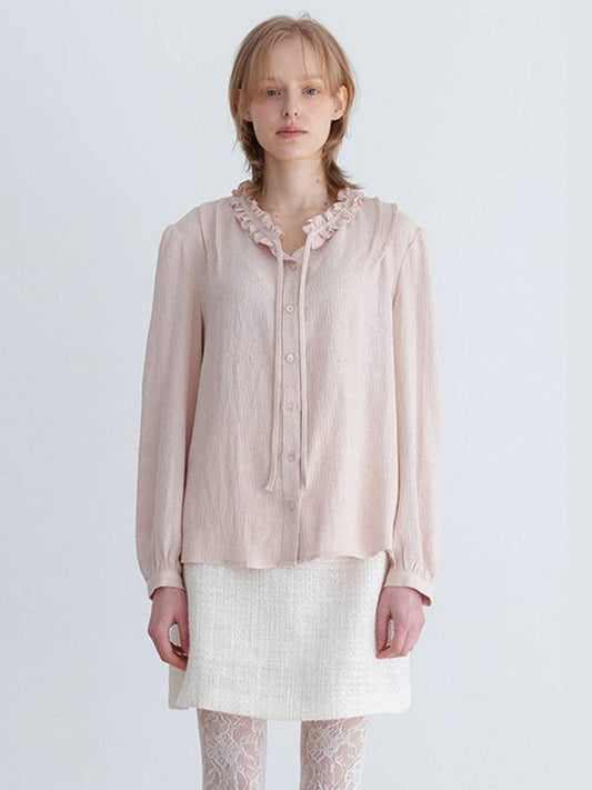 Riley Linen Blouse Rose - LUGNER - BALAAN 2