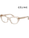 Glasses frame CL50112I 057 Beige transparent cat eye horn - CELINE - BALAAN 1