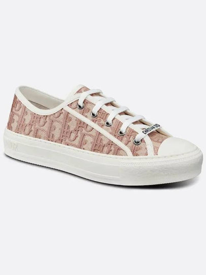 Walk'N'Dior Oblique Low Top Sneakers Nude - DIOR - BALAAN 2