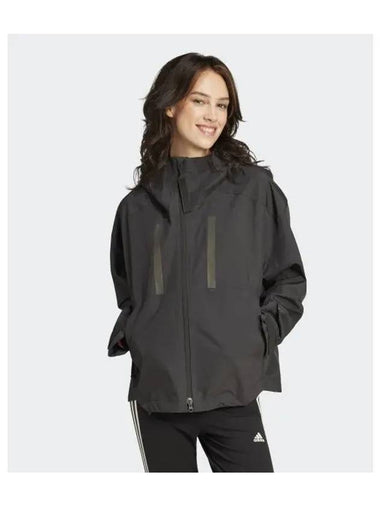 adidas My Shelter Rain Ready Jacket Black IV9774 - ADIDAS - BALAAN 1