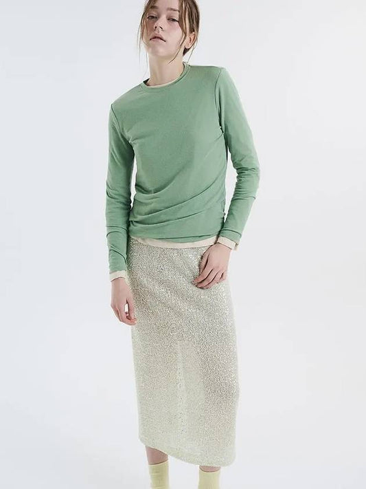 2.5mm sequin skirt light green 0100 - VOYONN - BALAAN 2