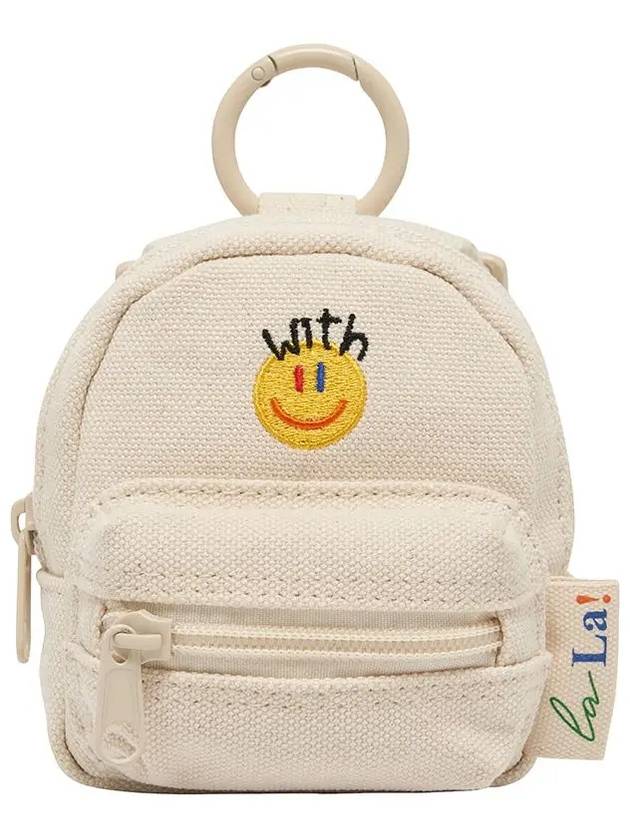 Lala Mini Ball Pouch Bag White - LALA SMILE - BALAAN 8