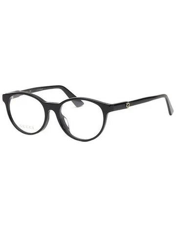 Eyewear Round Acetate Glasses Black - GUCCI - BALAAN.
