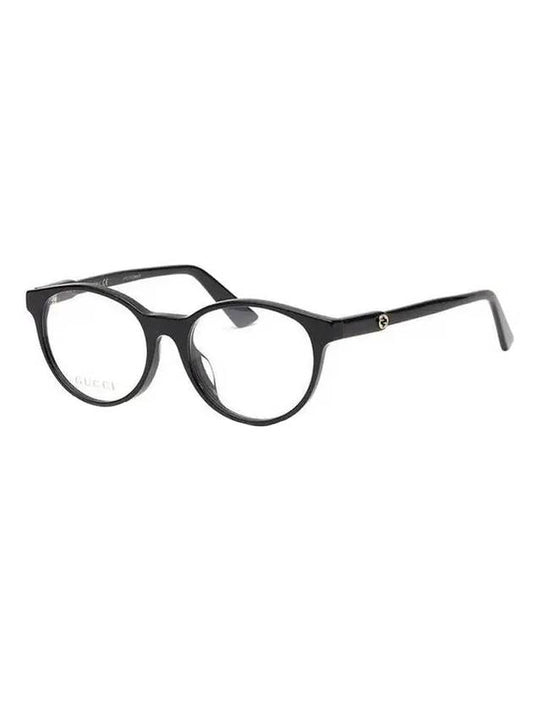 Eyewear Round Acetate Glasses Black - GUCCI - BALAAN.