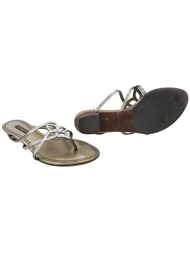 Smith Market Metallic Sandals Women s Shoes - LOUIS VUITTON - BALAAN 2