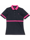 Golf Moira Short Sleeve Polo Shirt Navy - J.LINDEBERG - BALAAN 3