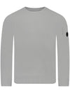 Cotton Crepe Knit Top Grey - CP COMPANY - BALAAN 2