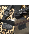 Black Leather Leopard Print ANIMALIER Large Shoulder Bag - DOLCE&GABBANA - BALAAN 7