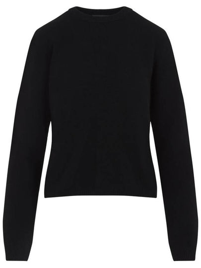 Rick Owens Wool Cashmere Knit Top Black - MONCLER - BALAAN 2